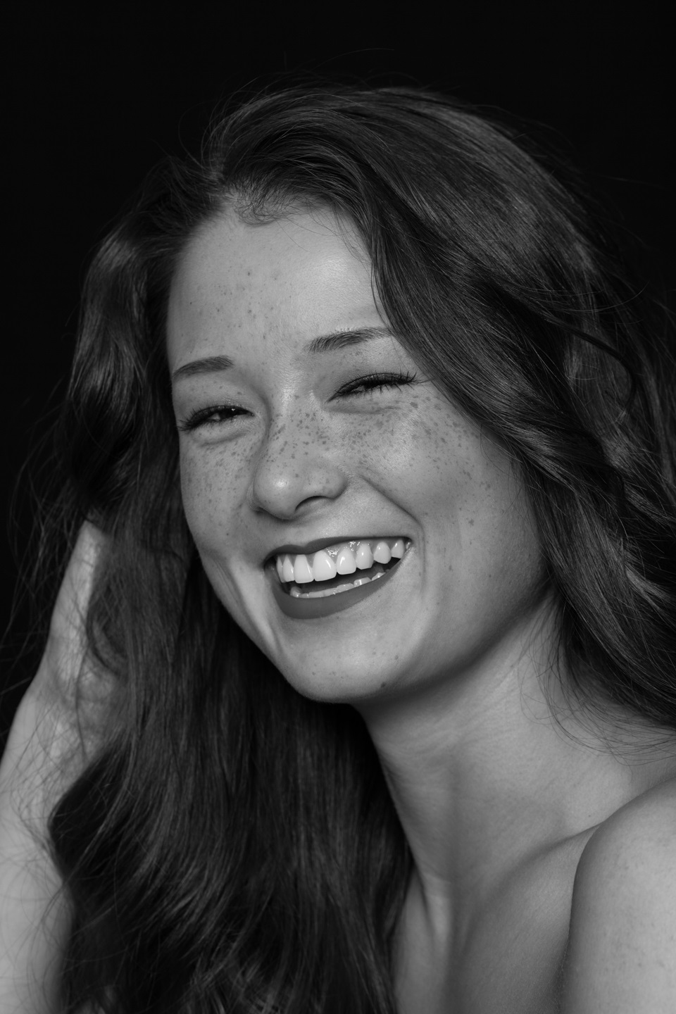 Portrait lachen